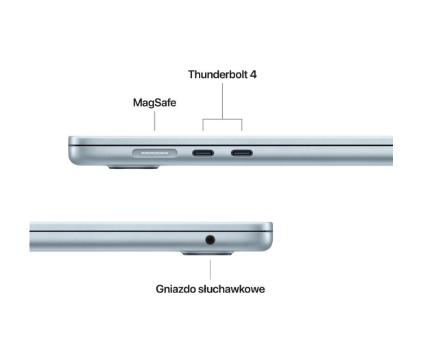 Apple MacBook Air M5/24GB/512/Mac OS Błękitny 10R GPU - 1506399 - zdjęcie 7